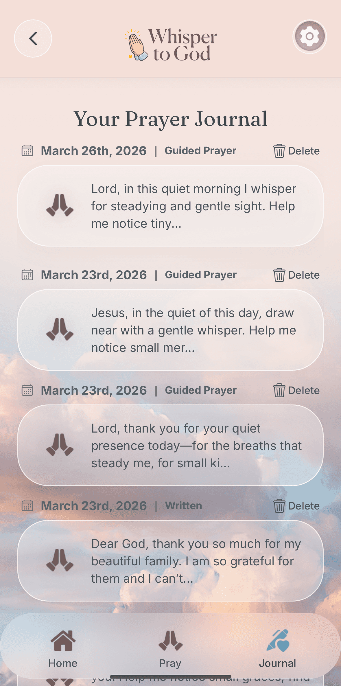 A journal that holds what matters